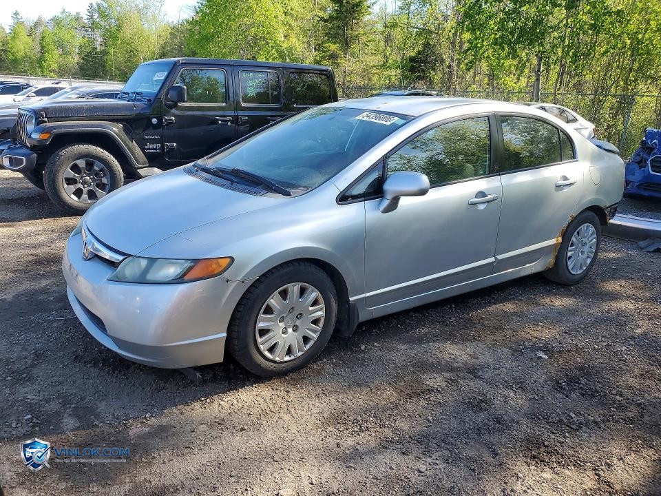 2006 HONDA CIVIC LX – Lot 54396006 auction photo