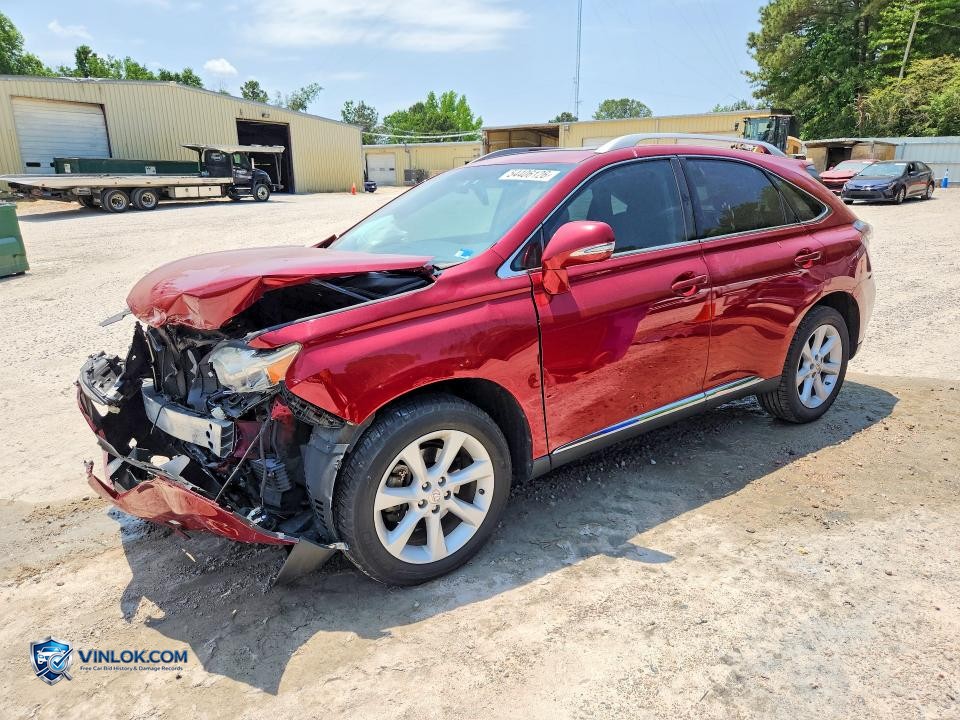 2012 LEXUS RX 350 – Lot 54406126 auction photo