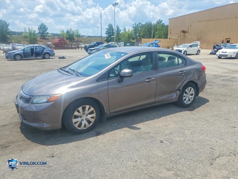 2012 HONDA CIVIC LX – Lot 54409416 auction photo