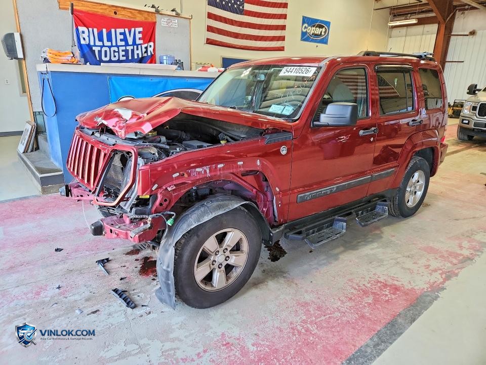 2012 JEEP LIBERTY SPORT – Lot 54410526 auction photo