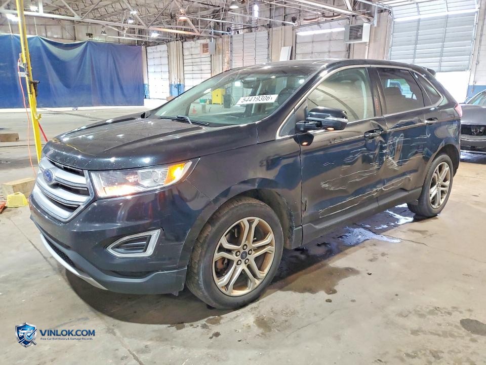 2016 FORD EDGE TITANIUM – Lot 54419306 auction photo