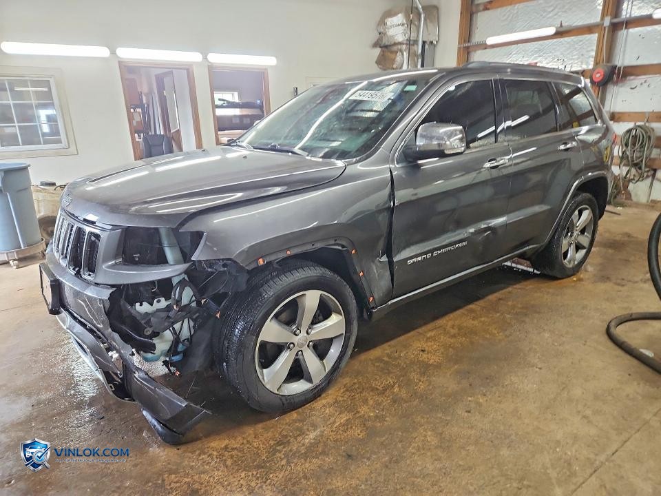 2014 JEEP GRAND CHEROKEE OVERLAND – Lot 54419576 auction photo