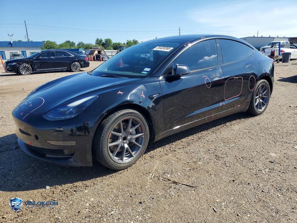 2022 TESLA MODEL 3 – Lot 54420366 auction photo