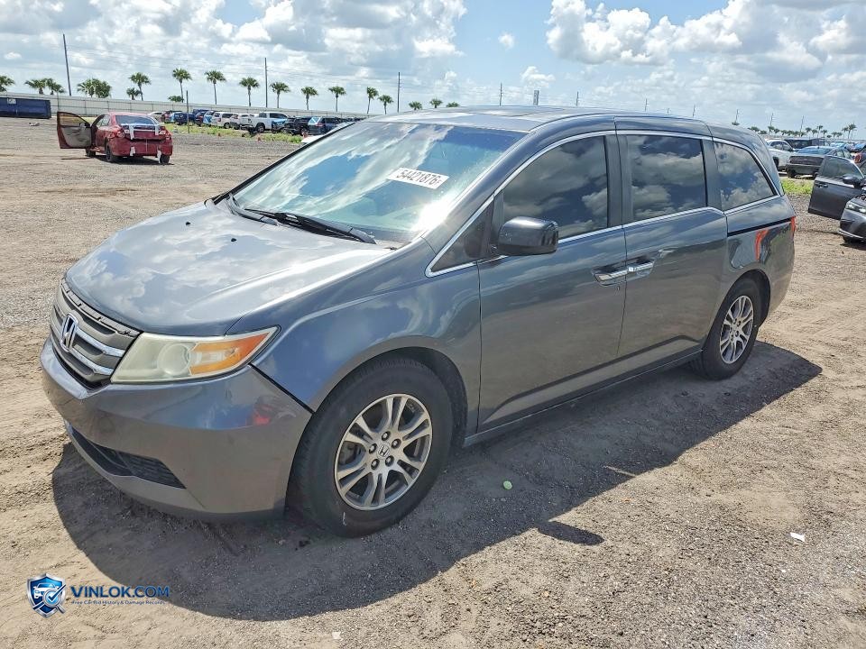 2011 HONDA ODYSSEY EXL – Lot 54421876 auction photo