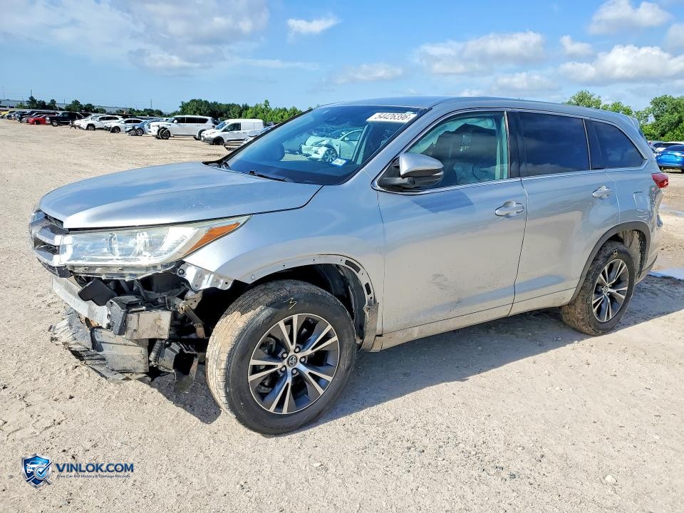 2018 TOYOTA HIGHLANDER LE – Lot 54426396 auction photo
