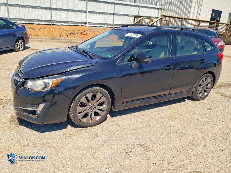 2015 SUBARU IMPREZA SPORT – Lot 54427556 auction photo