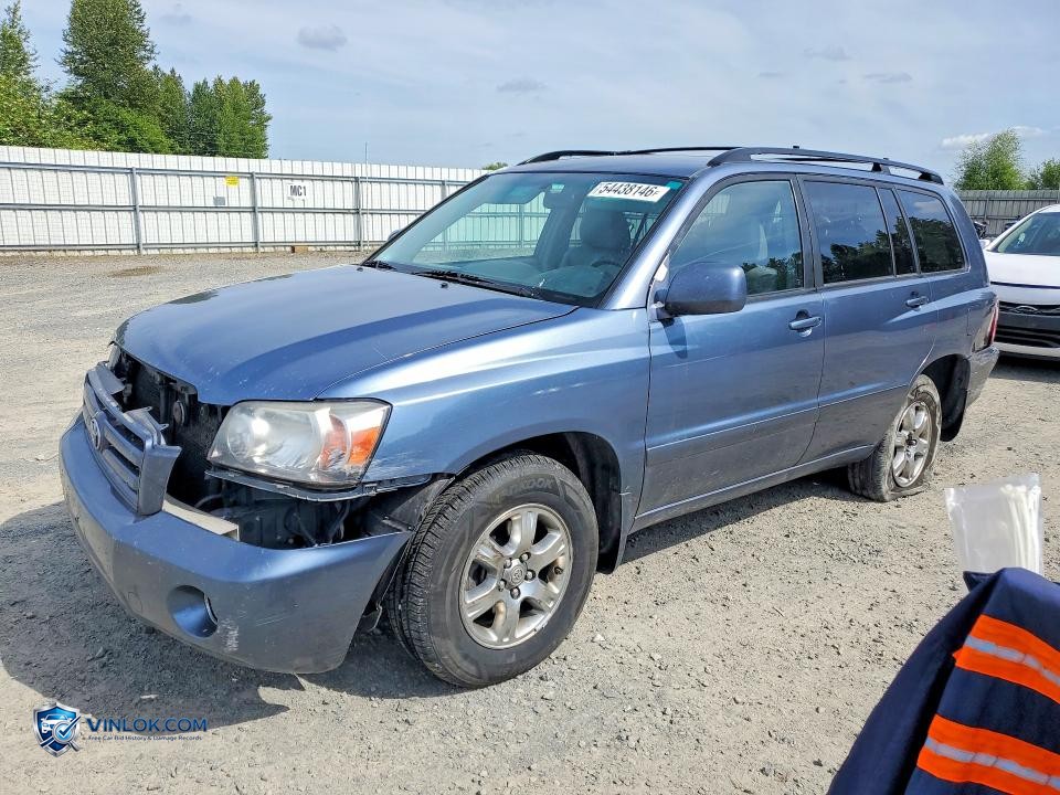 2005 TOYOTA HIGHLANDER LIMITED – Lot 54438146 auction photo