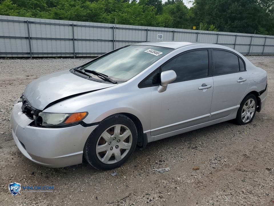 2008 HONDA CIVIC LX – Lot 54438466 auction photo