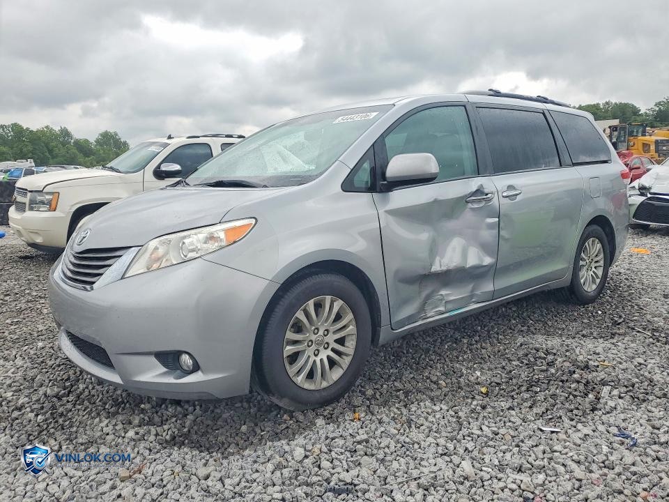 2014 TOYOTA SIENNA XLE 8-PASSENGER – Lot 54443106 auction photo