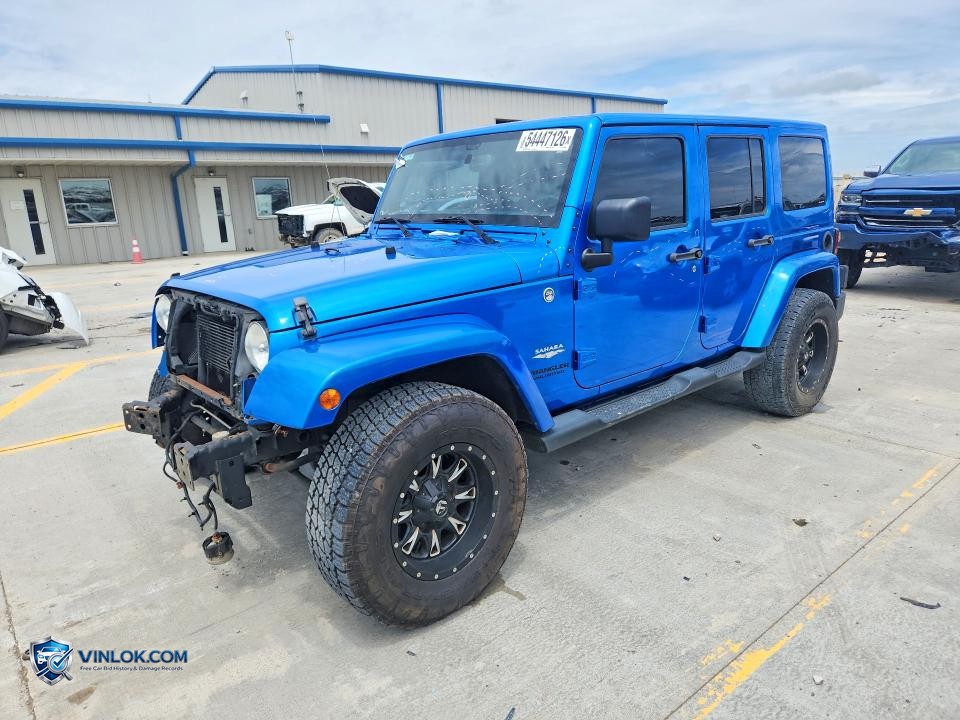 2015 JEEP WRANGLER UNLIMITED SAHARA – Lot 54447126 auction photo