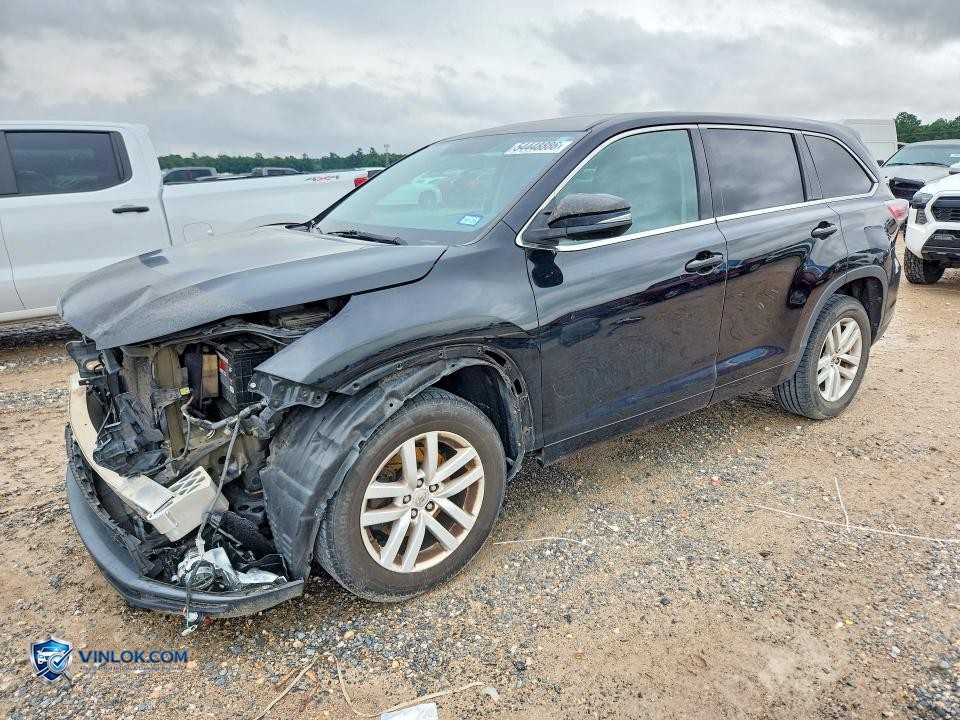 2015 TOYOTA HIGHLANDER LE – Lot 54448886 auction photo