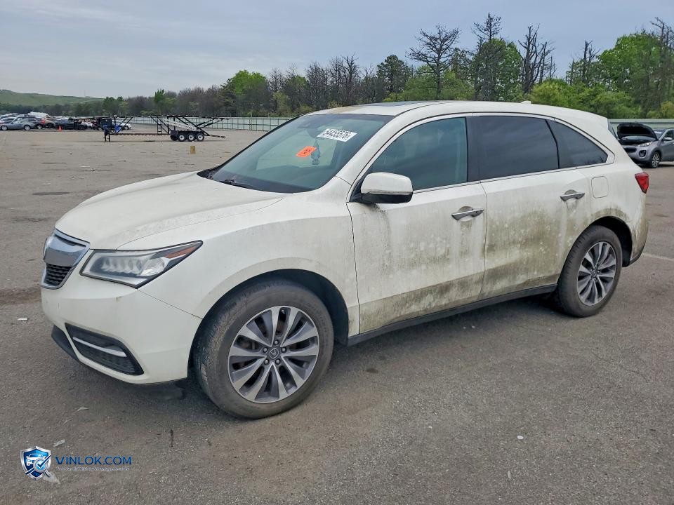2016 ACURA MDX TECHNOLOGY – Lot 54455576 auction photo