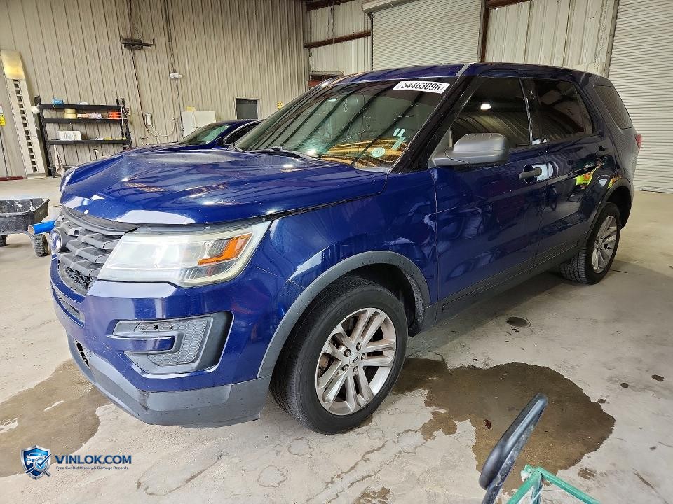2017 FORD EXPLORER POLICE INTERCEPTOR – Lot 54463096 auction photo