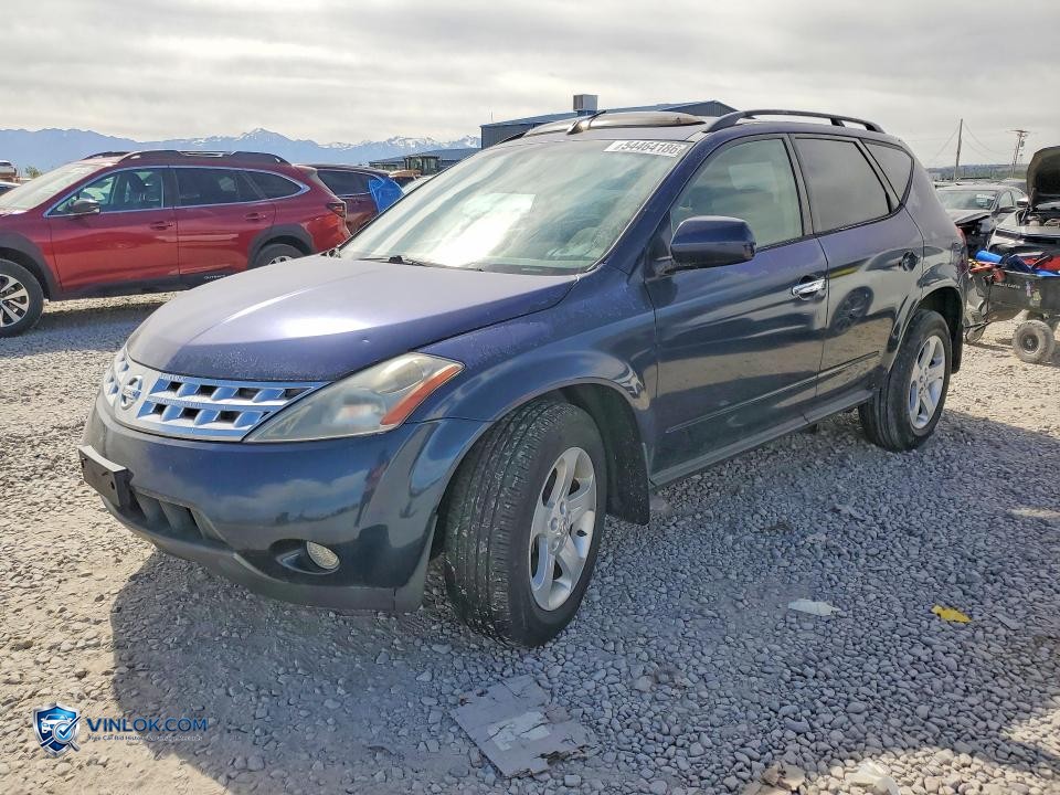 2004 NISSAN MURANO SL – Lot 54464186 auction photo