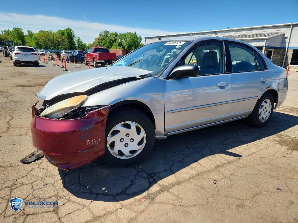 2002 HONDA CIVIC LX – Lot 54468176 auction photo