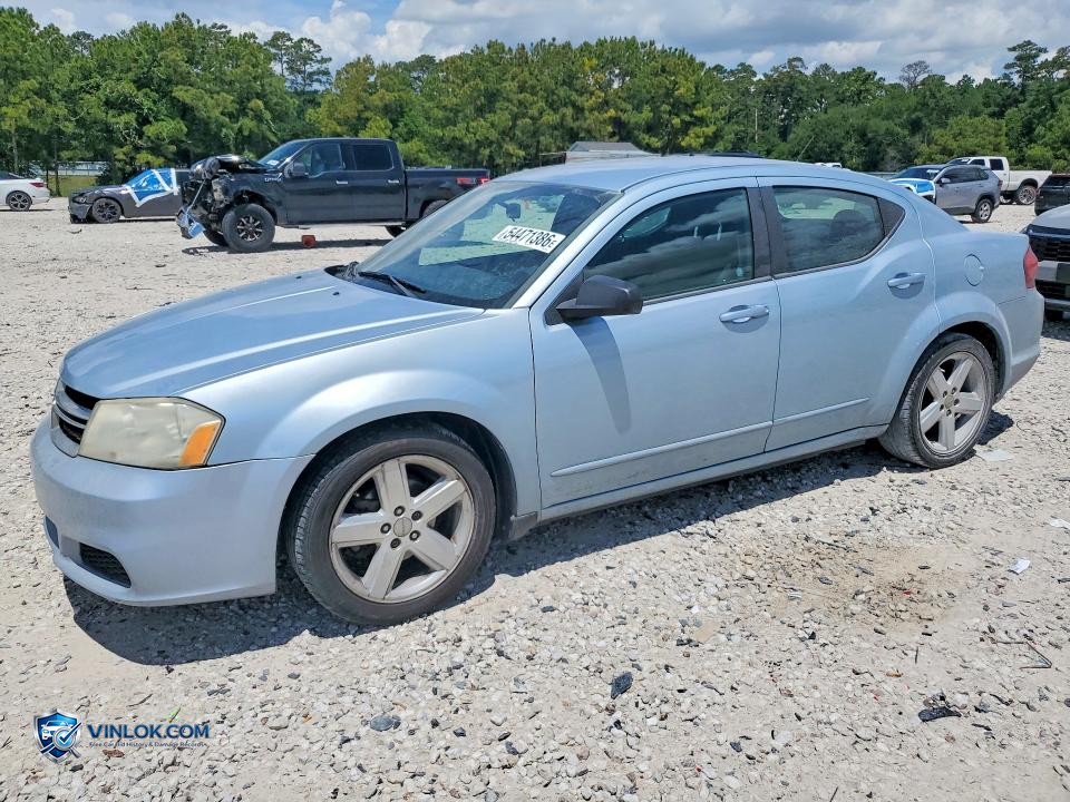 2013 DODGE AVENGER SE – Lot 54471386 auction photo