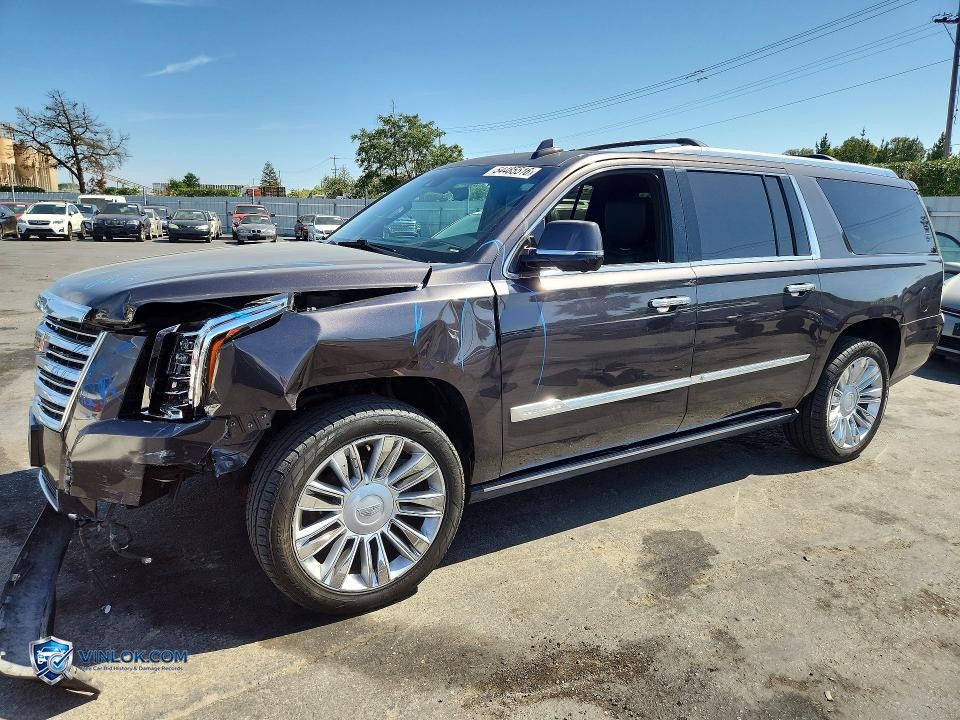2017 CADILLAC ESCALADE ESV PLATINUM – Lot 54485516 auction photo