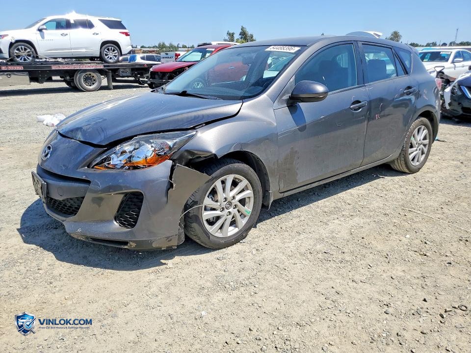 2013 MAZDA 3 I – Lot 54488396 auction photo