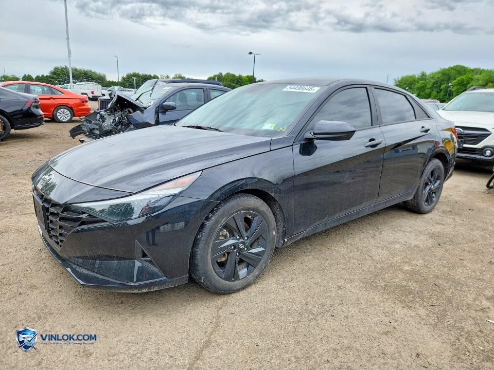 2022 HYUNDAI ELANTRA SEL – Lot 54498646 auction photo