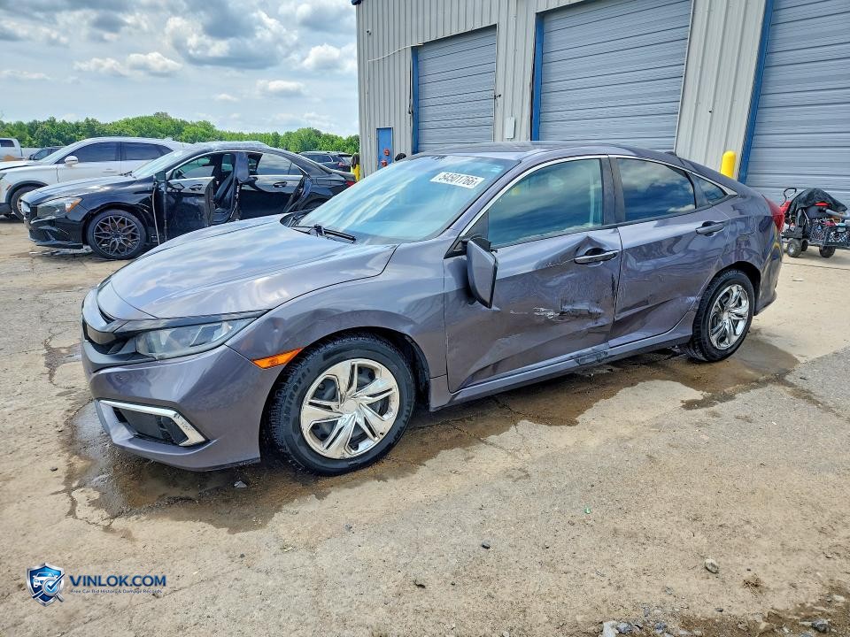 2020 HONDA CIVIC LX – Lot 54501766 auction photo