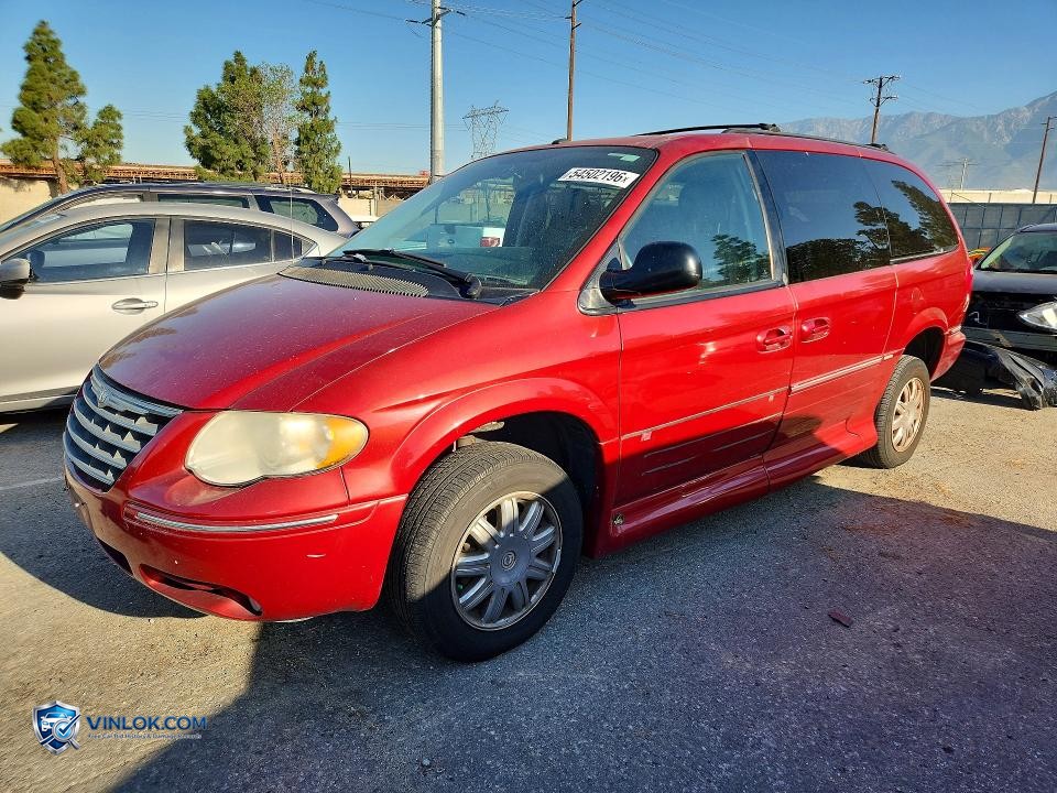 2007 CHRYSLER TOWN & COUNTRY LIMITED – Lot 54502196 auction photo