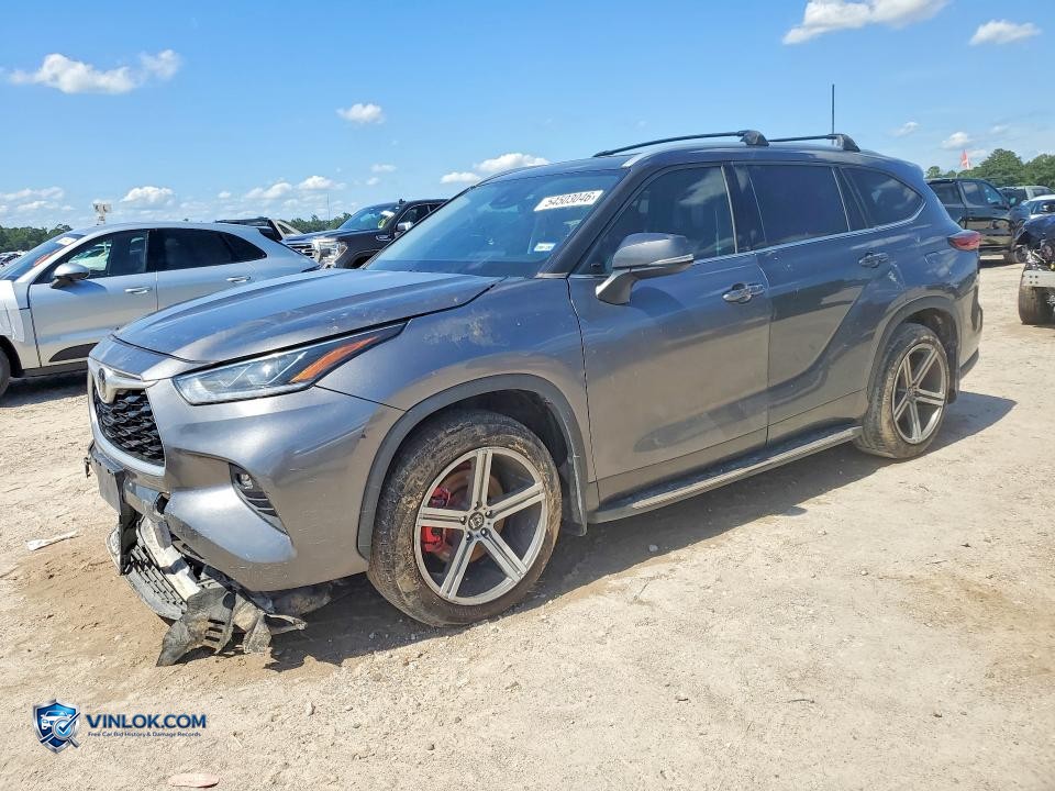 2022 TOYOTA HIGHLANDER XLE – Lot 54503046 auction photo