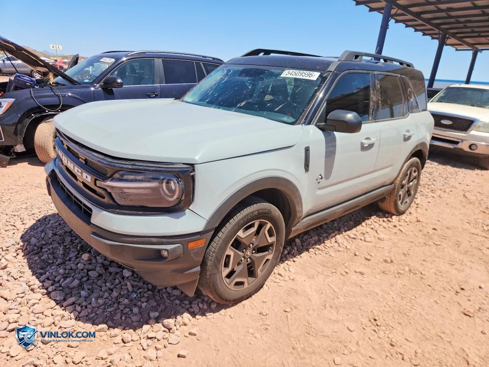 2022 FORD BRONCO SPORT OUTER BANKS – Lot 54509596 auction photo