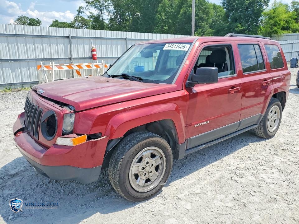 2016 JEEP PATRIOT SPORT – Lot 54511636 auction photo