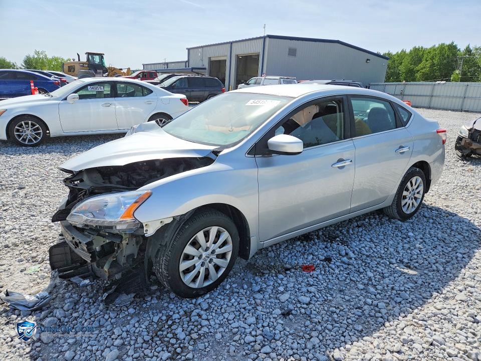 2015 NISSAN SENTRA S – Lot 54519316 auction photo