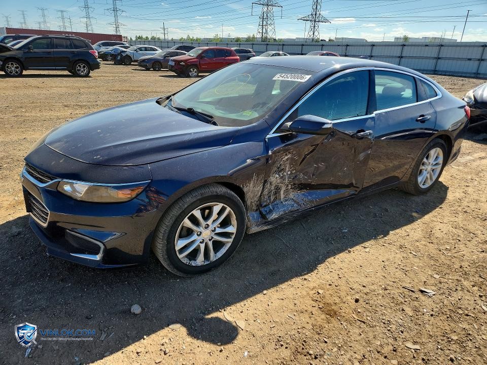 2016 CHEVROLET MALIBU LT – Lot 54520006 auction photo