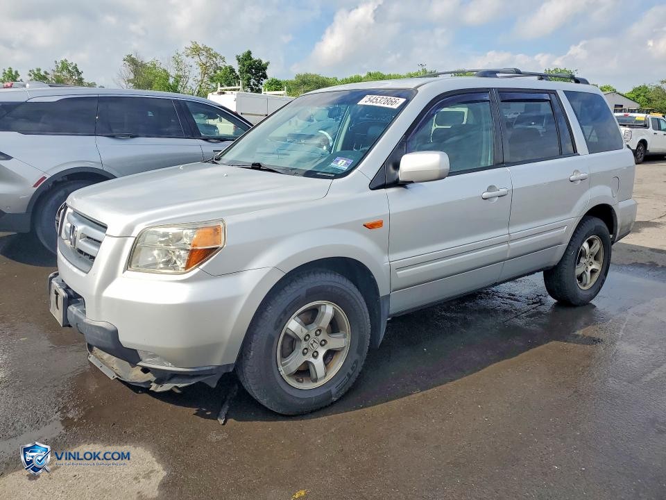 2007 HONDA PILOT EXL – Lot 54532866 auction photo