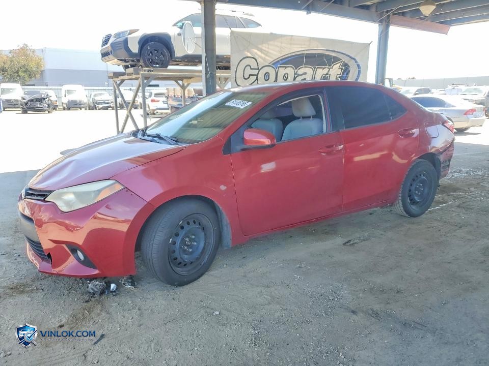 2014 TOYOTA COROLLA LE PLUS – Lot 54536286 auction photo