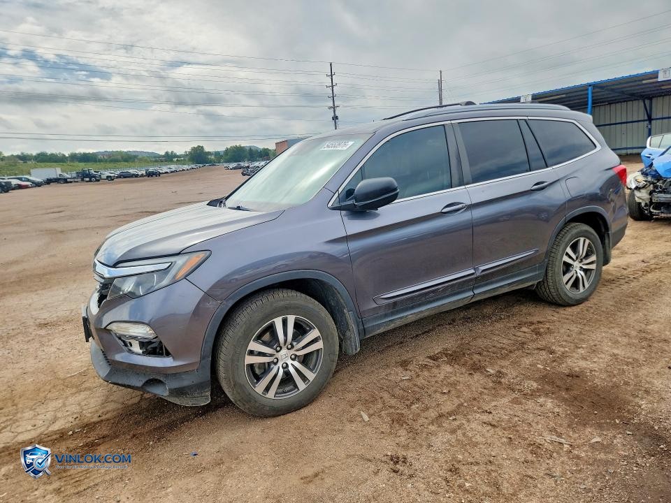 2016 HONDA PILOT EXL – Lot 54553976 auction photo