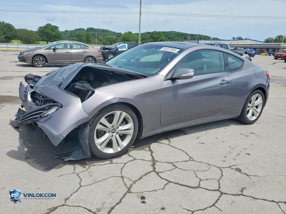 2012 HYUNDAI GENESIS COUPE 3.8L – Lot 54557946 auction photo