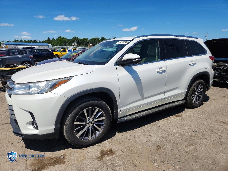 2017 TOYOTA HIGHLANDER XLE – Lot 54560946 auction photo