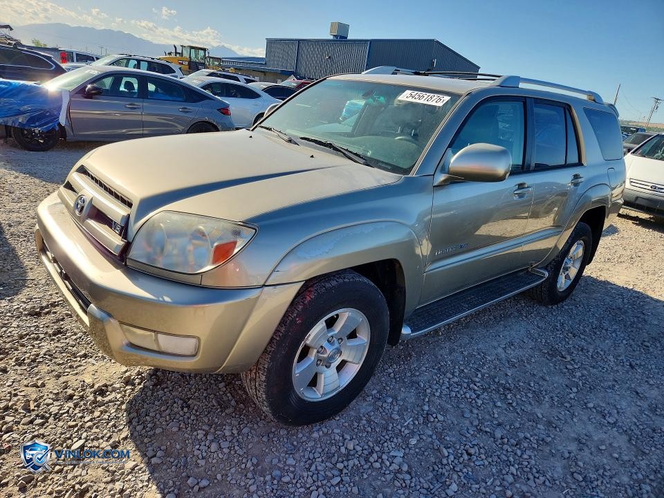2004 TOYOTA 4RUNNER LIMITED – Lot 54561876 auction photo
