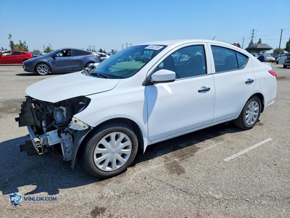 2016 NISSAN VERSA 1.6 S PLUS – Lot 54562296 auction photo