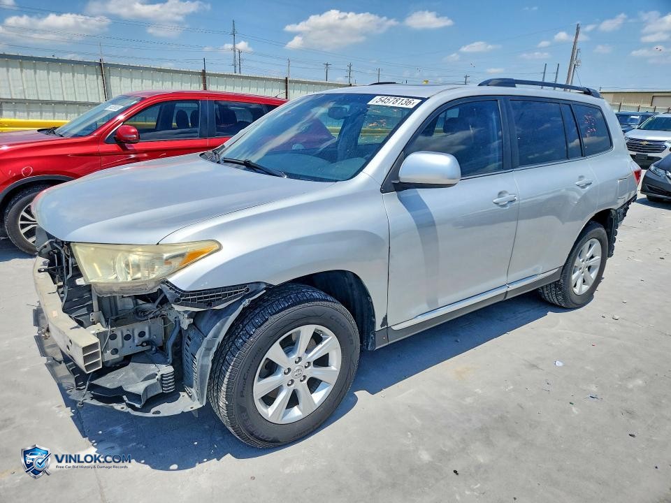 2013 TOYOTA HIGHLANDER SE – Lot 54578136 auction photo