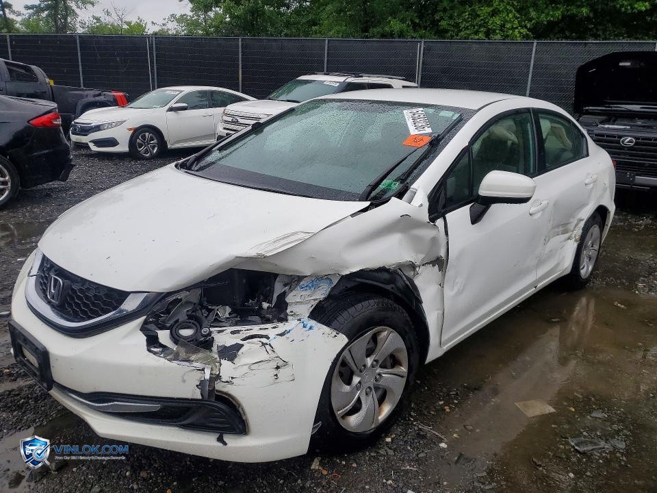 2015 HONDA CIVIC LX – Lot 54583236 auction photo