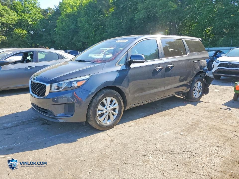 2017 KIA SEDONA LX – Lot 54588506 auction photo
