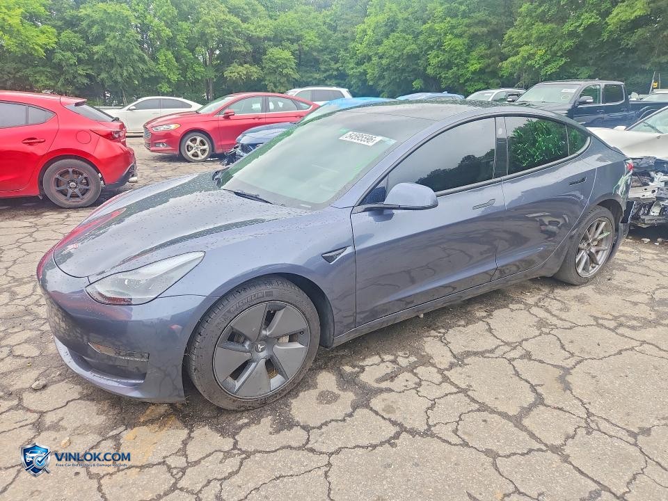2023 TESLA MODEL 3 – Lot 54595596 auction photo
