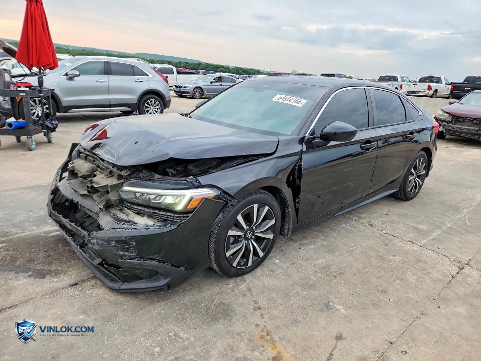2022 HONDA CIVIC EX – Lot 54604166 auction photo