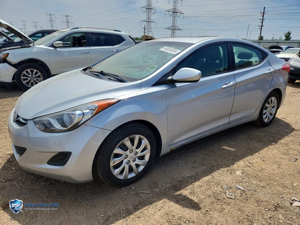 2011 HYUNDAI ELANTRA GLS – Lot 54604656 auction photo