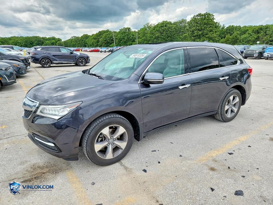2016 ACURA MDX – Lot 54610336 auction photo