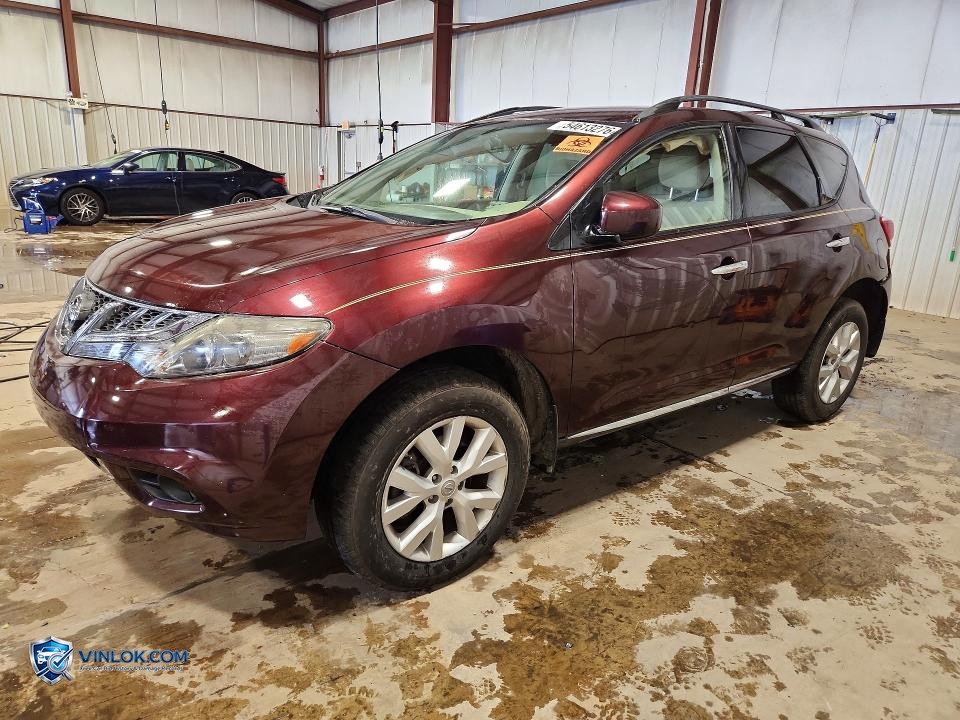2013 NISSAN MURANO S – Lot 54613276 auction photo