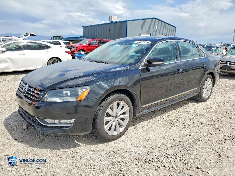 2013 VOLKSWAGEN PASSAT SEL – Lot 54623616 auction photo