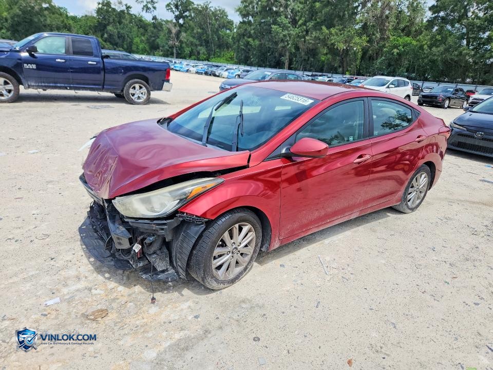 2016 HYUNDAI ELANTRA SE – Lot 54625316 auction photo