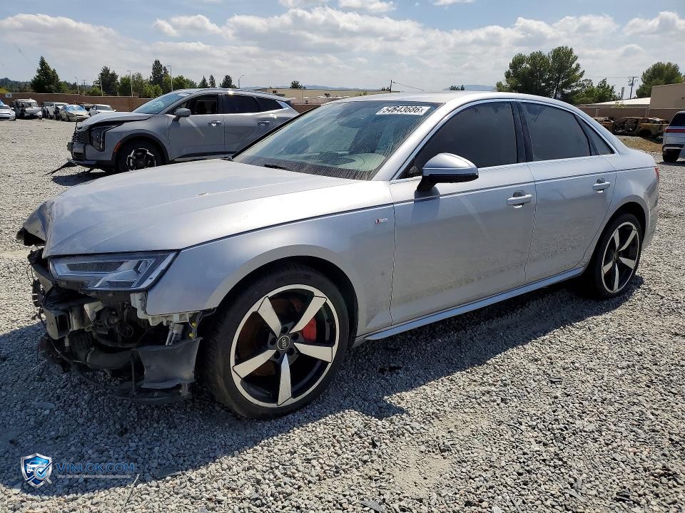 2017 AUDI A4 PRESTIGE – Lot 54643686 auction photo