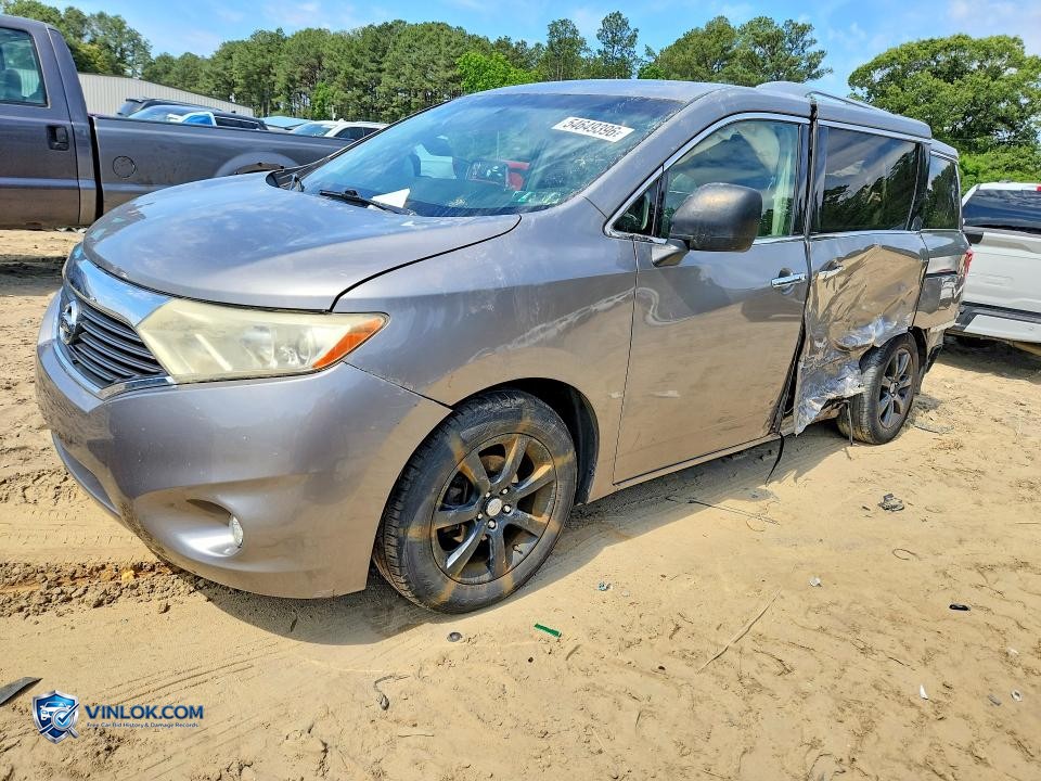 2012 NISSAN QUEST 3.5 S – Lot 54649396 auction photo