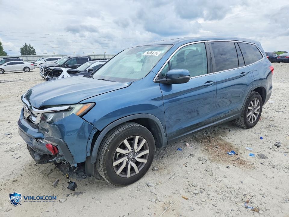 2020 HONDA PILOT EXL – Lot 54661116 auction photo